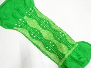 正絹　絞り　帯揚げ